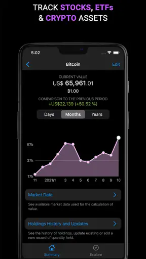 Sumio: Net Worth Tracker screenshot
