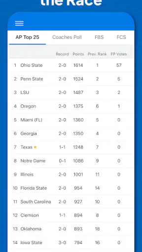 Superfan: College Football screenshot