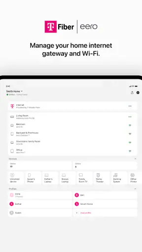 T-Mobile Fiber: eero screenshot