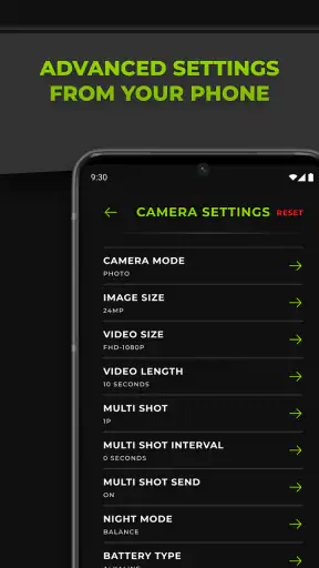 Tactacam REVEAL screenshot