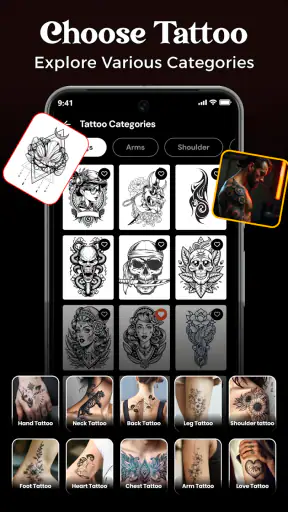 Tattoo Design & Tattoo Maker screenshot