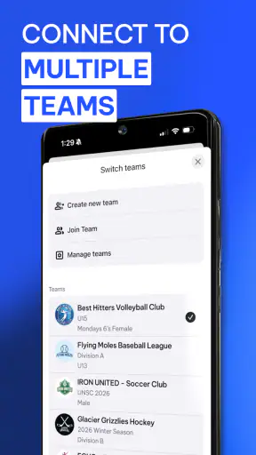 TeamLinkt - Sports Team App screenshot