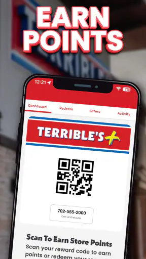 Terrible's+ Rewards screenshot