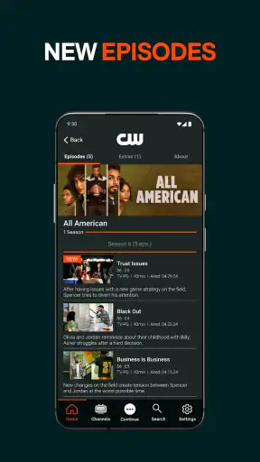 The CW screenshot