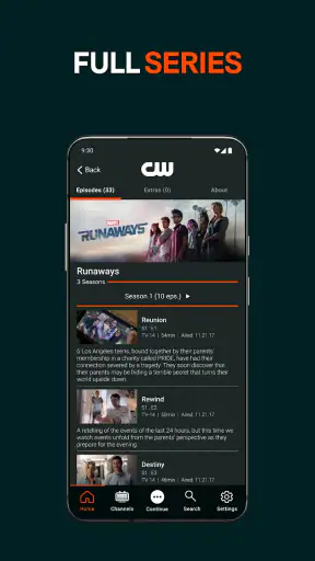 The CW screenshot