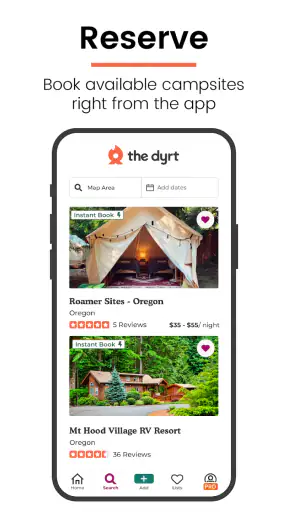 The Dyrt: RV & Free Camping screenshot