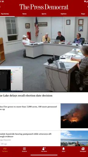 The Press Democrat screenshot