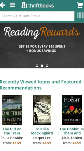 ThriftBooks: New & Used Books screenshot