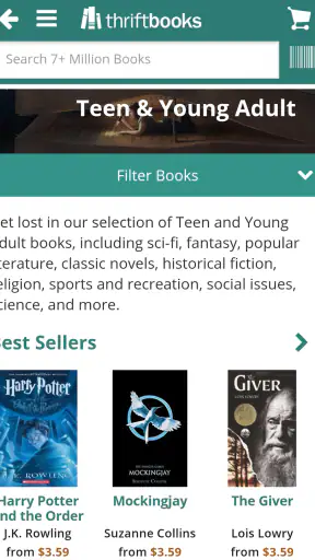 ThriftBooks: New & Used Books screenshot