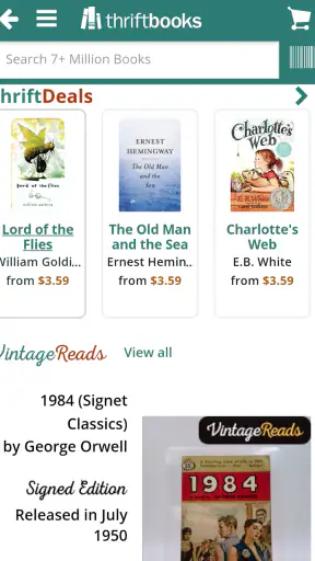 ThriftBooks: New & Used Books screenshot