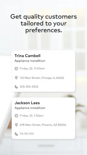 Thumbtack for Professionals screenshot