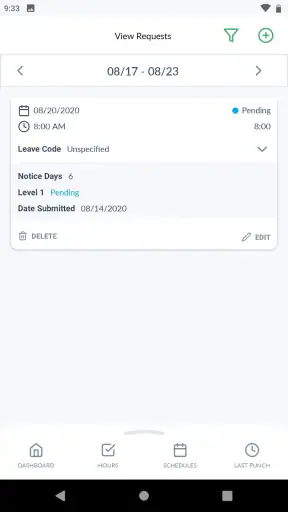 TimeClock Plus Clock screenshot