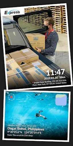 Timestamp Camera, Auto GPS Cam screenshot