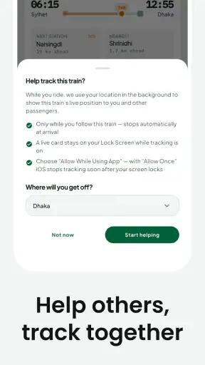 TrainKothai - BD Train Tracker screenshot