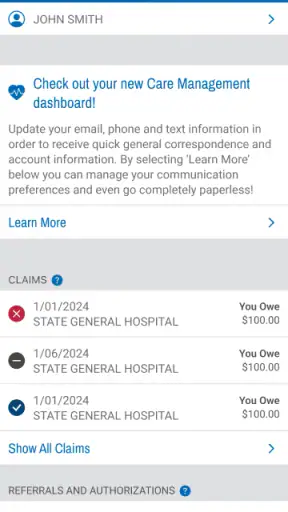 TRICARE East screenshot