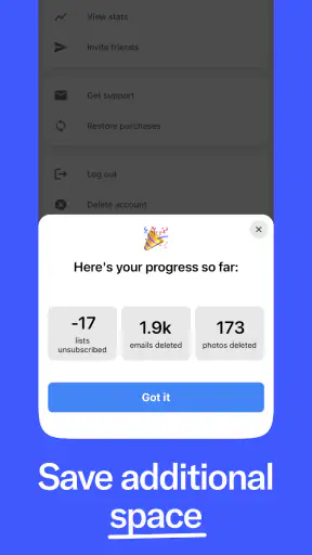 Trimbox: Easy Email Cleaner screenshot