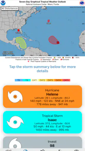 Tropical Hurricane Tracker screenshot