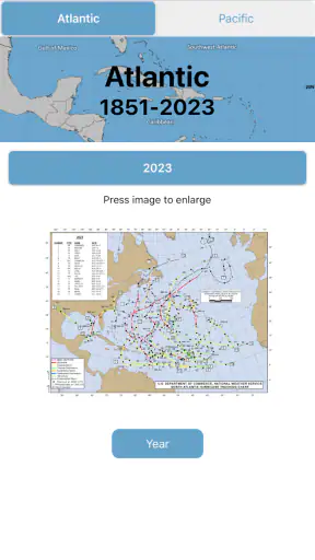 Tropical Hurricane Tracker screenshot