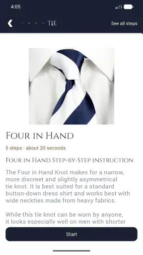 True Tie: Tie Knot Guide screenshot