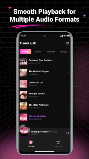 TuneLush-Offline Music Player screenshot
