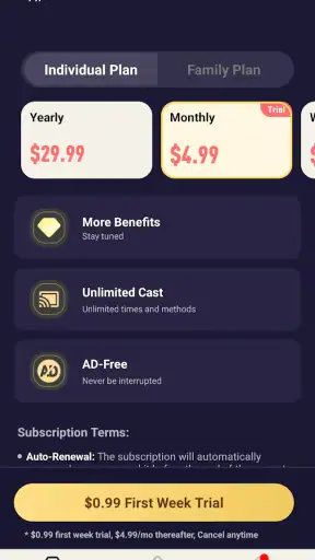 TVCastHub screenshot