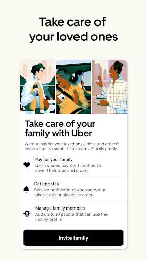 Uber - Request a ride screenshot