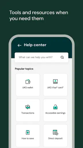 UKG Wallet screenshot