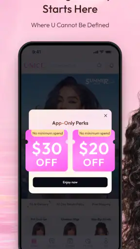 UNice: Wigs & Hair Bundles screenshot