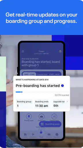 United Airlines screenshot