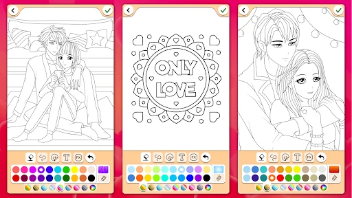 Download Valentines love coloring book - Appcracy