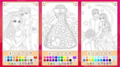 Download Valentines love coloring book - Appcracy