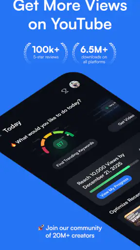 vidIQ for YouTube & Instagram screenshot