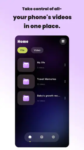 Vidzy-Well Organized screenshot
