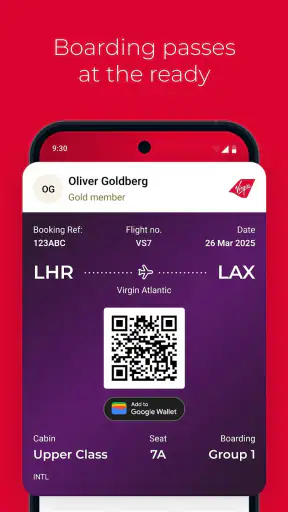 Virgin Atlantic screenshot