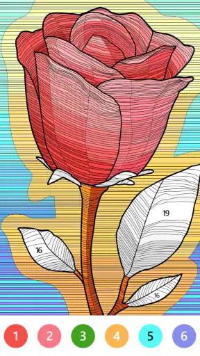 Vivid Color Paint By Number screenshot