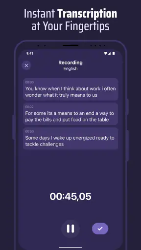 Voice & Transcribe - QuickVox screenshot