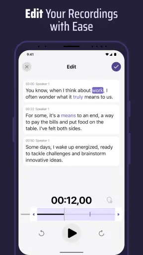 Voice & Transcribe - QuickVox screenshot
