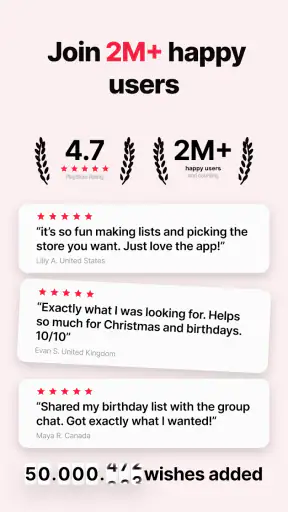 Wishlist Maker - Listful screenshot