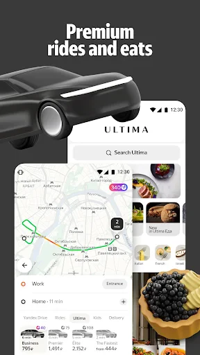 Yandex Go: Taxi Food Delivery screenshot