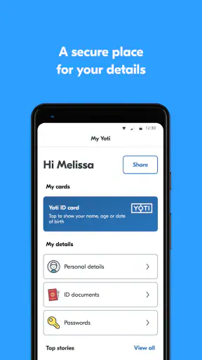 Yoti - your digital identity screenshot