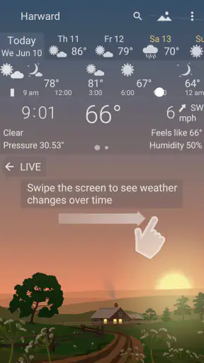 YoWindow Weather and wallpaper screenshot