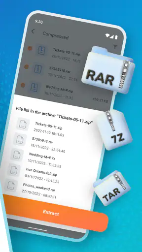 Zip Extractor - UnZIP & UnRAR screenshot