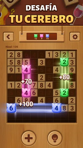 Woodber - Juego de números screenshot