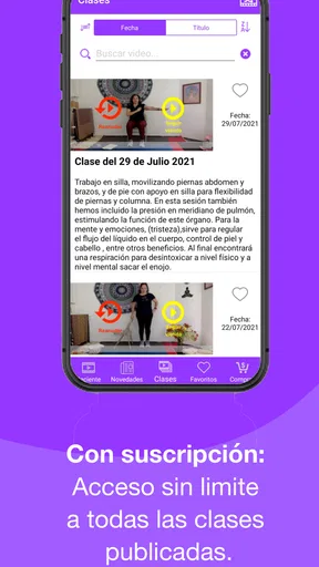 Yoga en Silla con Meher Roop screenshot