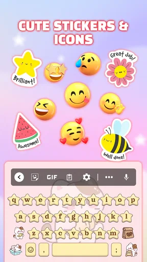 Font Keyboard : Theme & Emoji screenshot