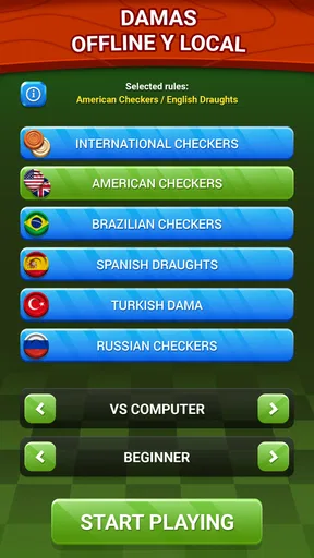 Damas: Online y Offline screenshot