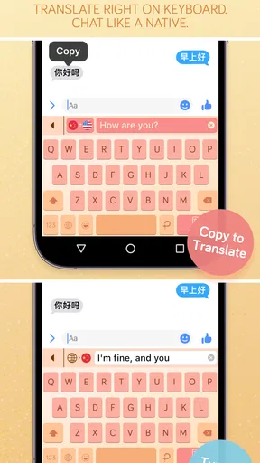 Pastel Keyboard Themes Color screenshot