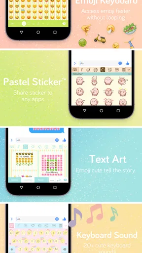 Pastel Keyboard Themes Color screenshot
