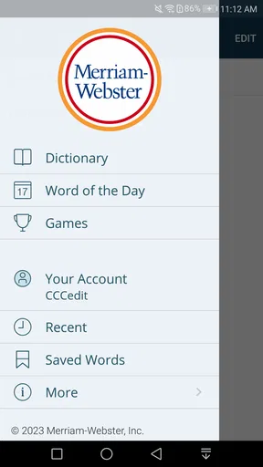 Dictionary - M-W Premium screenshot