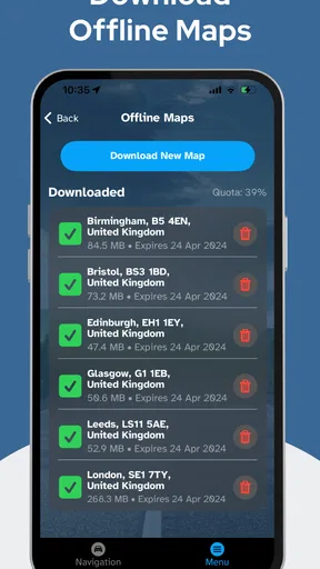 RouteLed Navigation screenshot